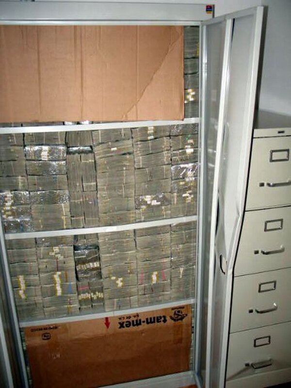 When raiding a drug lord’s house, you learn to look for cash everywhere.